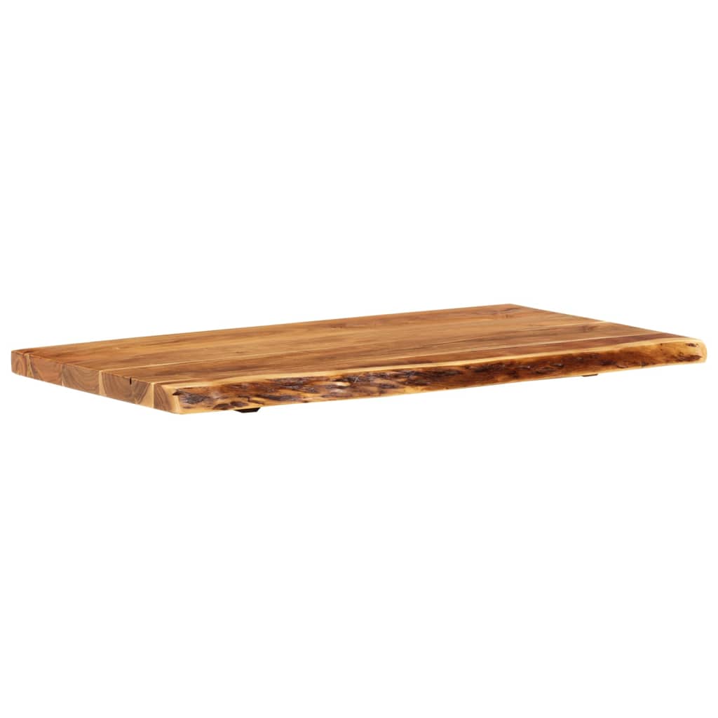 vidaXL Bathroom Vanity Top Solid Acacia Wood 58x52x3.8 cm