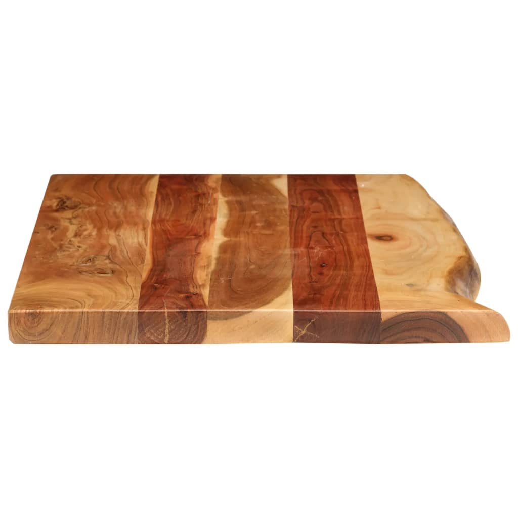 vidaXL Bathroom Vanity Top Solid Acacia Wood 58x52x3.8 cm