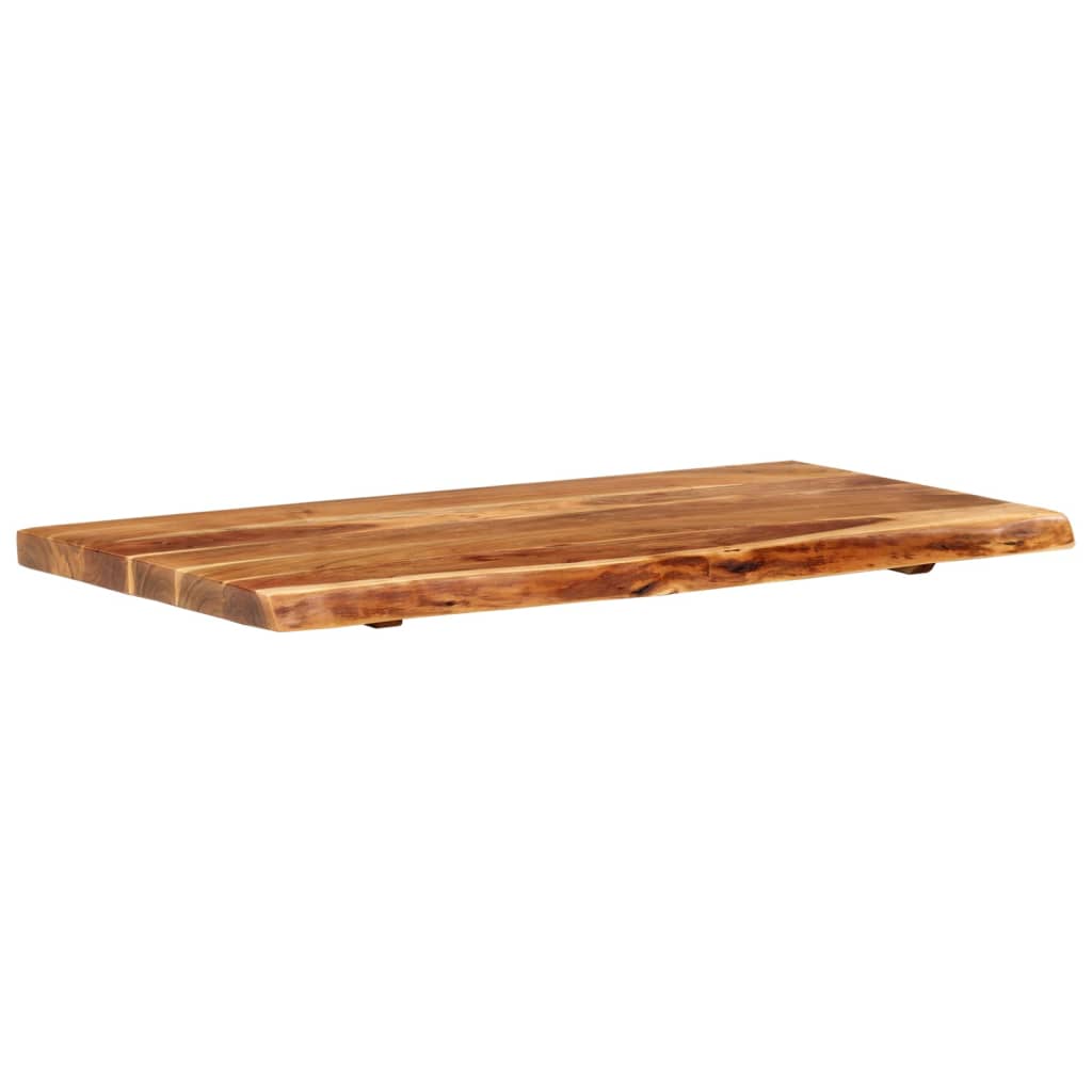 vidaXL Bathroom Vanity Top Solid Acacia Wood 58x52x3.8 cm