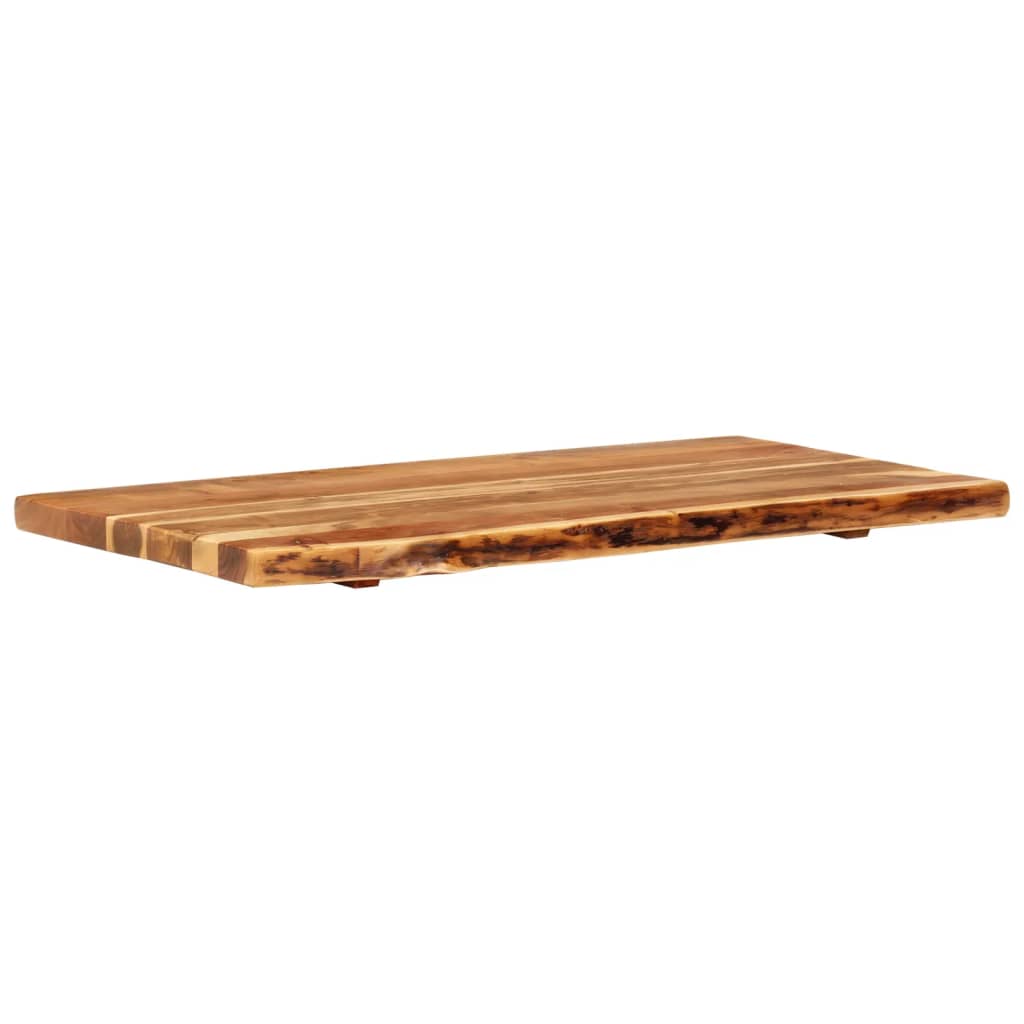 vidaXL Bathroom Vanity Top Solid Acacia Wood 58x52x3.8 cm