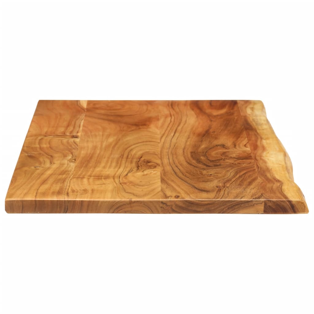 vidaXL Bathroom Vanity Top Solid Acacia Wood 58x52x3.8 cm