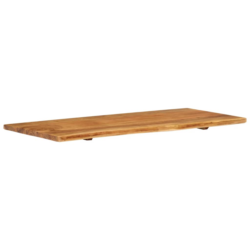 vidaXL Bathroom Vanity Top Solid Acacia Wood 58x52x3.8 cm