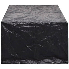 vidaXL Garden Furniture Covers 2pcs 4 Person Poly Rattan 180x140cm