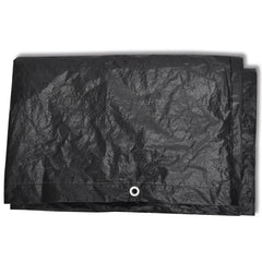 vidaXL Garden Furniture Covers 2pcs 4 Person Poly Rattan 180x140cm