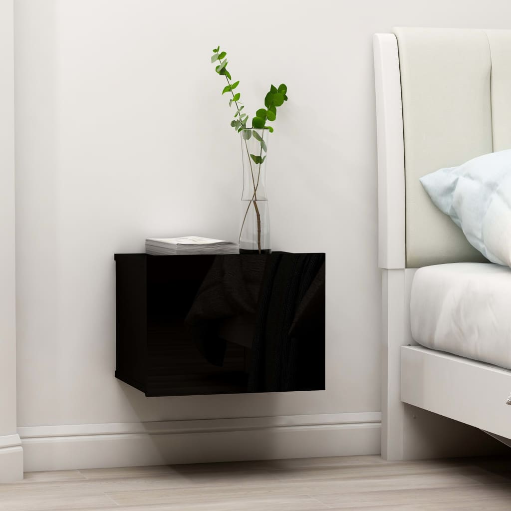 Bedside Cabinets 2 pcs White 40x30x30 cm Engineered Wood