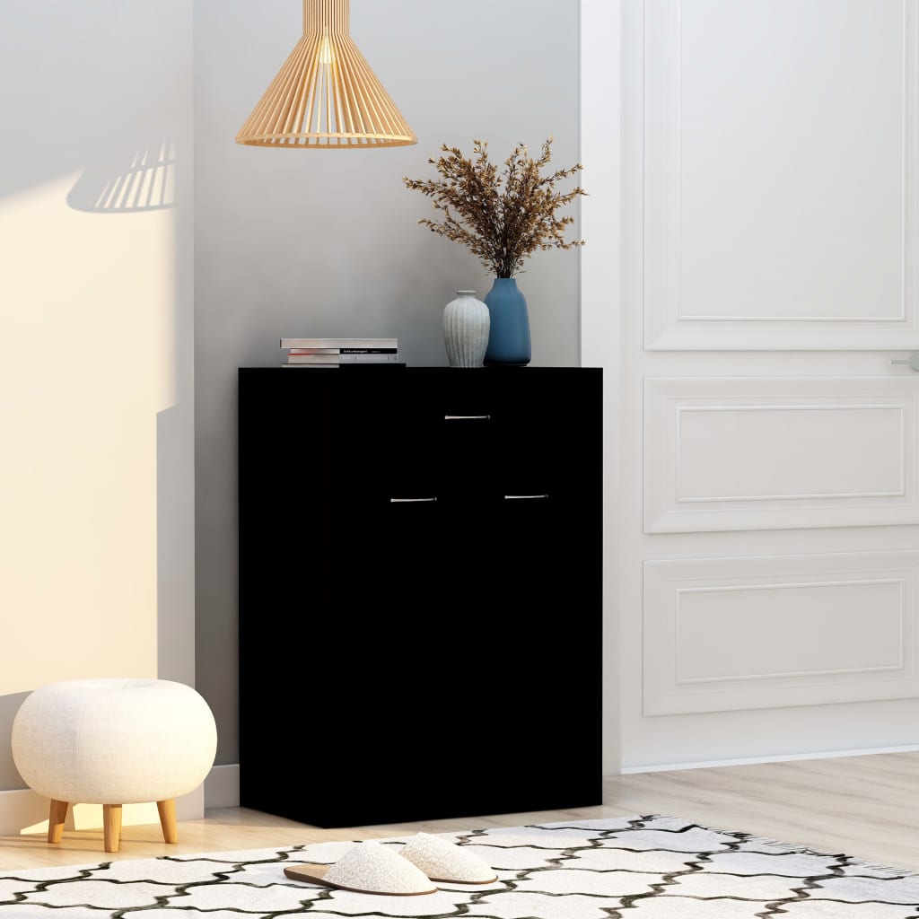 Shoe Cabinet White 60x35x84 cm Engineered Wood