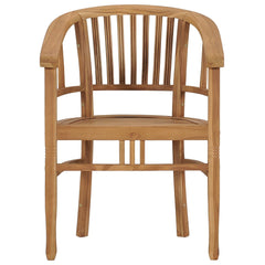 vidaXL Garden Chairs 2 pcs Solid Teak Wood