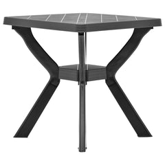 vidaXL Bistro Table Anthracite Ø70 cm Plastic