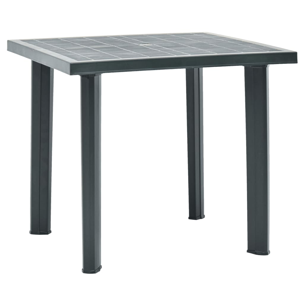 vidaXL Garden Table Anthracite 80x75x72 cm Plastic