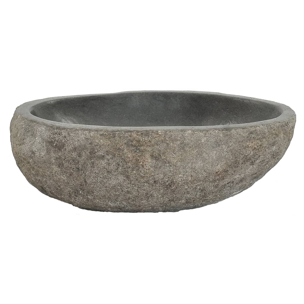 vidaXL Basin River Stone Oval (29-38)x(24-31) cm