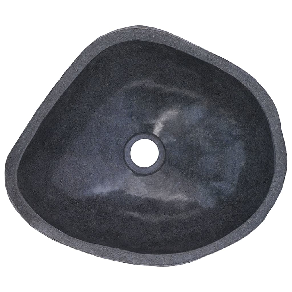 vidaXL Basin River Stone Oval (37-46)x(29-36) cm