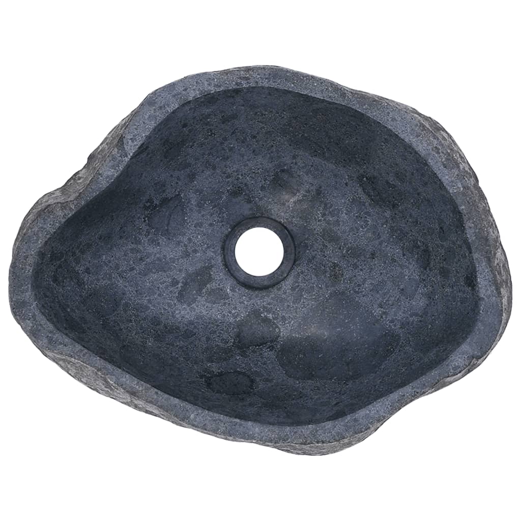 vidaXL Basin River Stone Oval (37-46)x(29-36) cm
