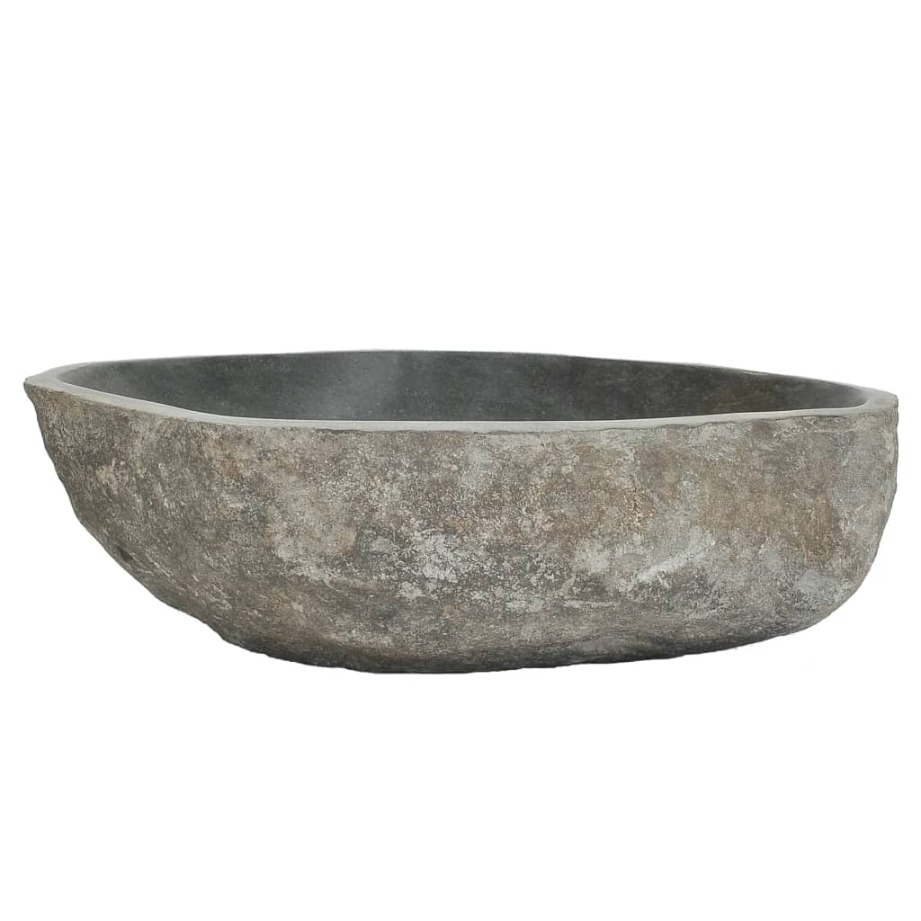 vidaXL Basin River Stone Oval (29-38)x(24-31) cm