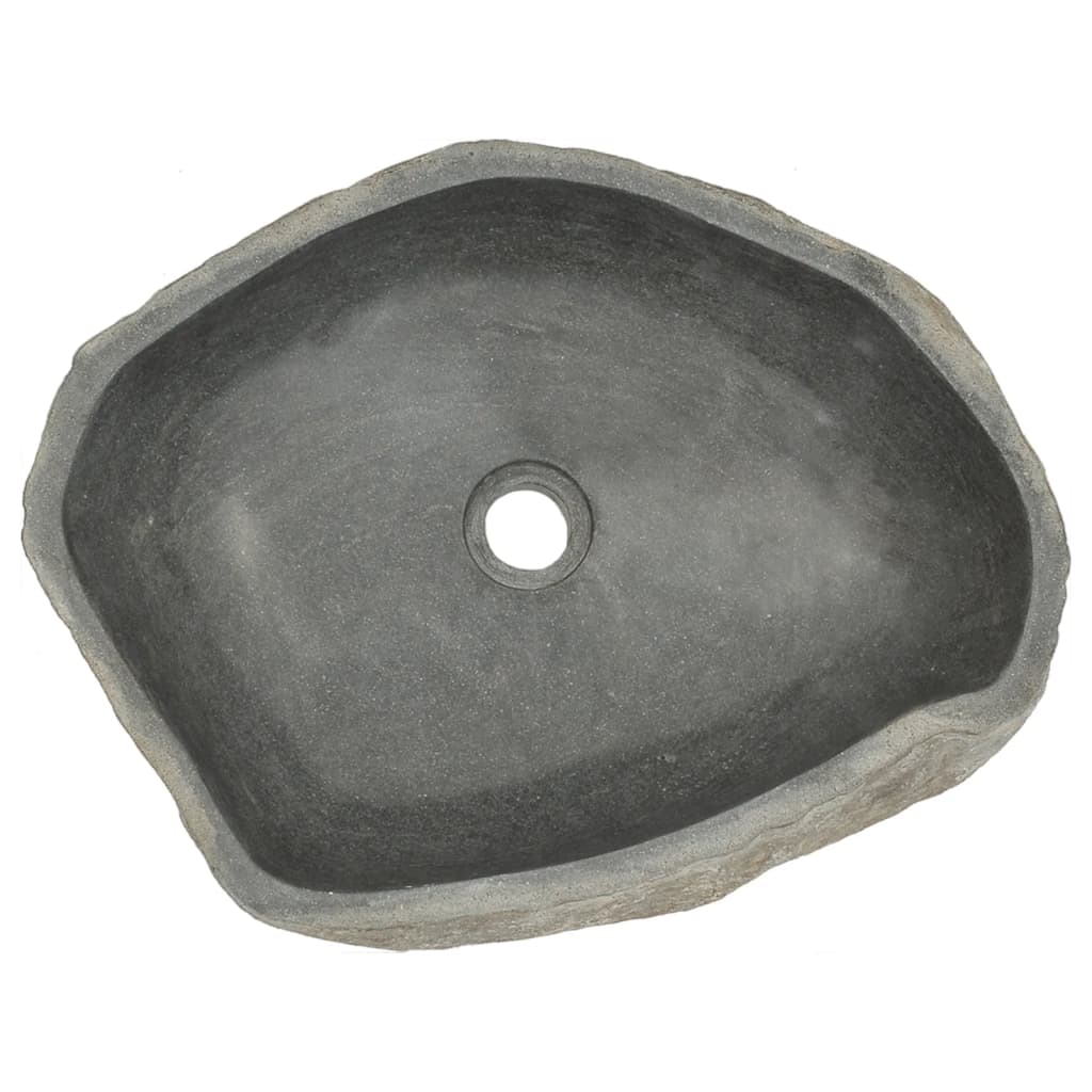 vidaXL Basin River Stone Oval (29-38)x(24-31) cm