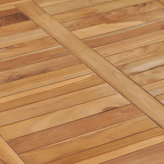 vidaXL Garden Dining Table 80x80x80 cm Solid Teak Wood