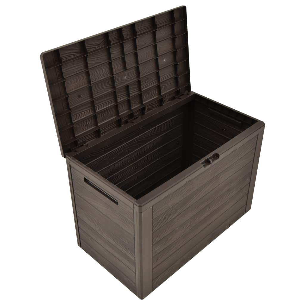 vidaXL Garden Storage Box Anthracite 114x47x60 cm