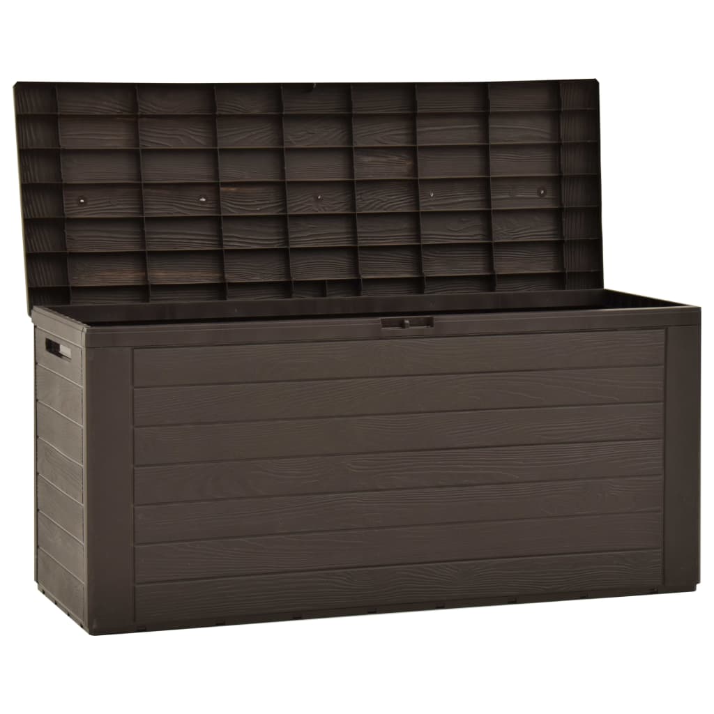 vidaXL Garden Storage Box Anthracite 114x47x60 cm