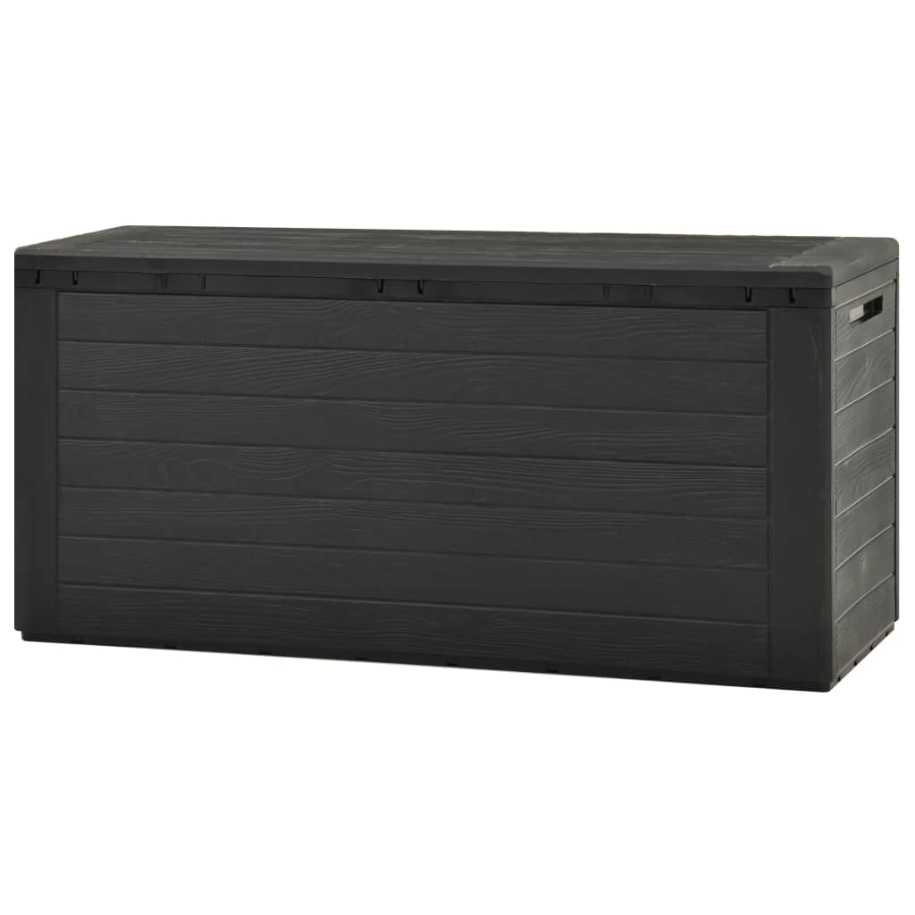 vidaXL Garden Storage Box Anthracite 114x47x60 cm