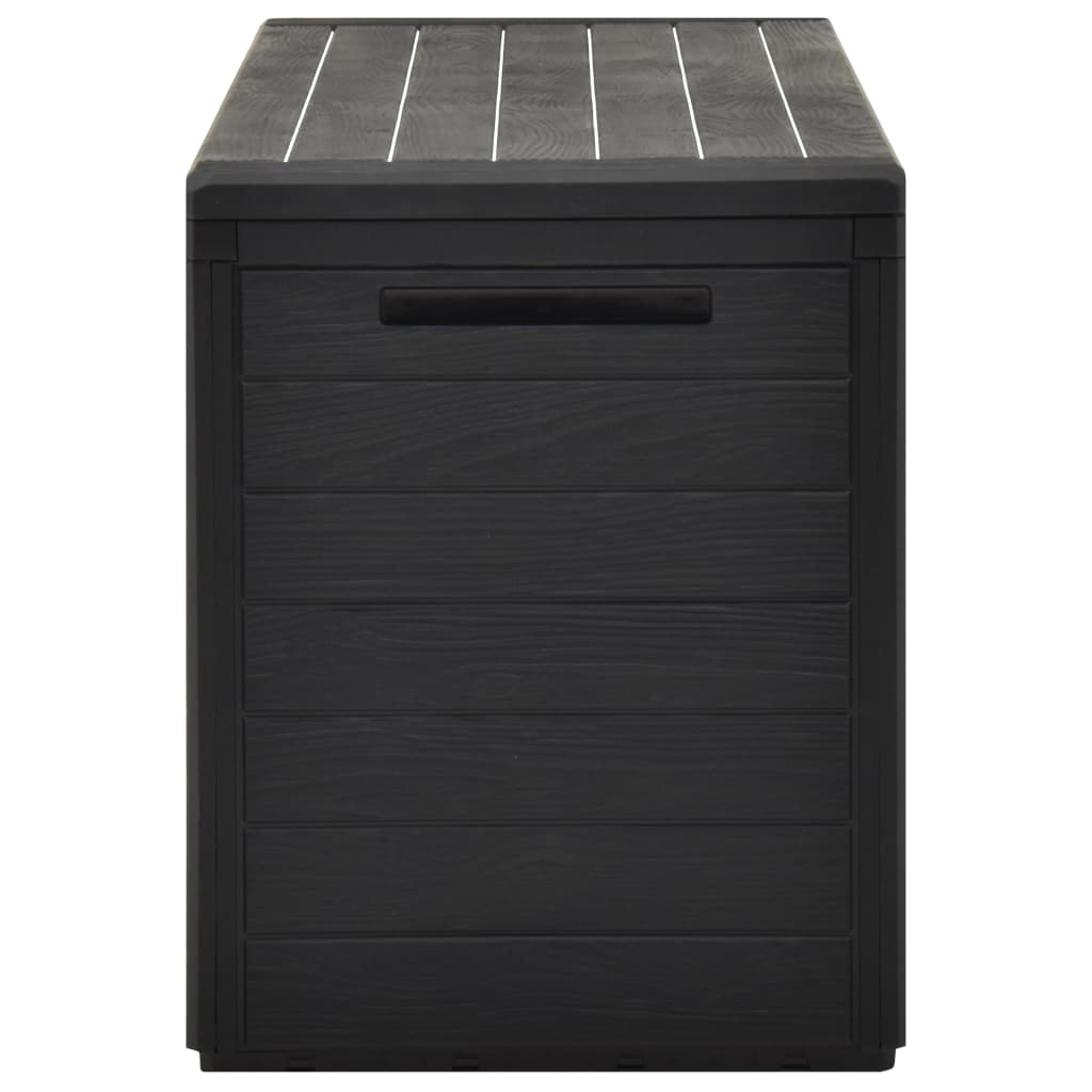 vidaXL Garden Storage Box Anthracite 114x47x60 cm