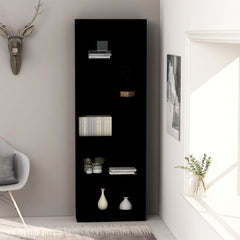 vidaXL Book Cabinet Black 40x30x189 cm Engineered Wood