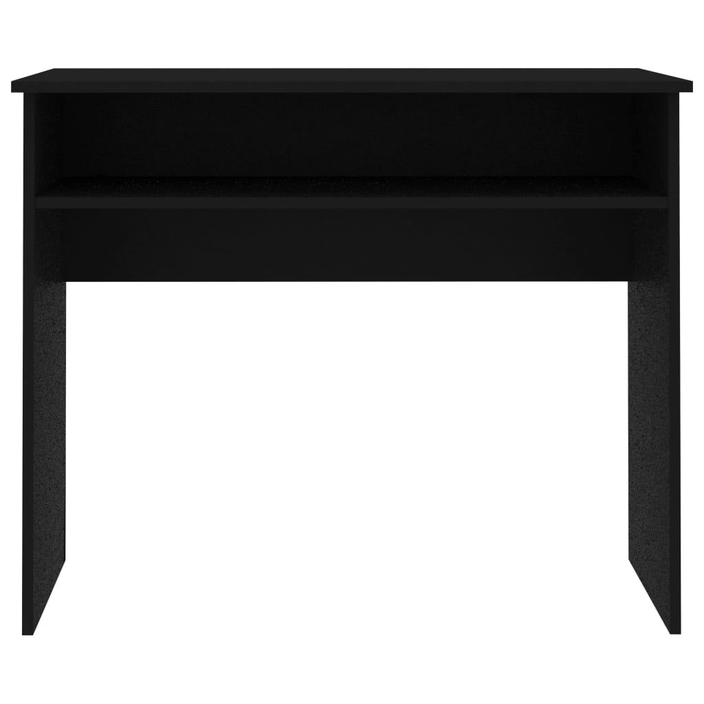 vidaXL Desk Black 90x50x74 cm Engineered Wood