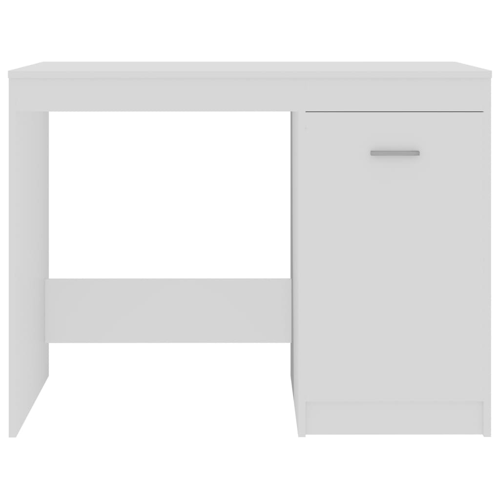 vidaXL Desk White 100x50x76 cm Engineered Wood