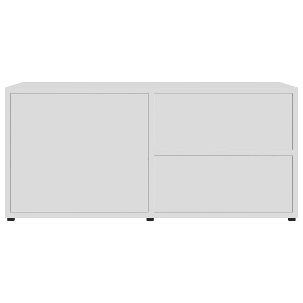 vidaXL TV Cabinet Black 80x34x36 cm Engineered Wood