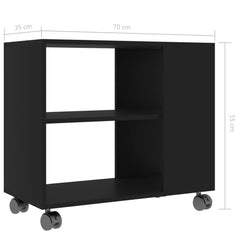 vidaXL Side Table White 70x35x55 cm Engineered Wood