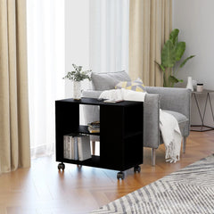 vidaXL Side Table White 70x35x55 cm Engineered Wood