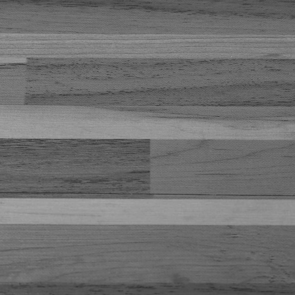 vidaXL PVC Flooring Planks 5.02 m² 2 mm Self-adhesive Striped Grey