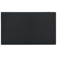 vidaXL Garden Bar Table Black 100x60.5x110.5 cm Poly Rattan