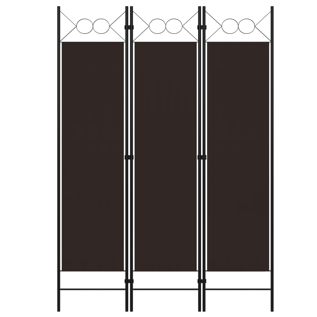 vidaXL 3-Panel Room Divider Anthracite 120x180 cm