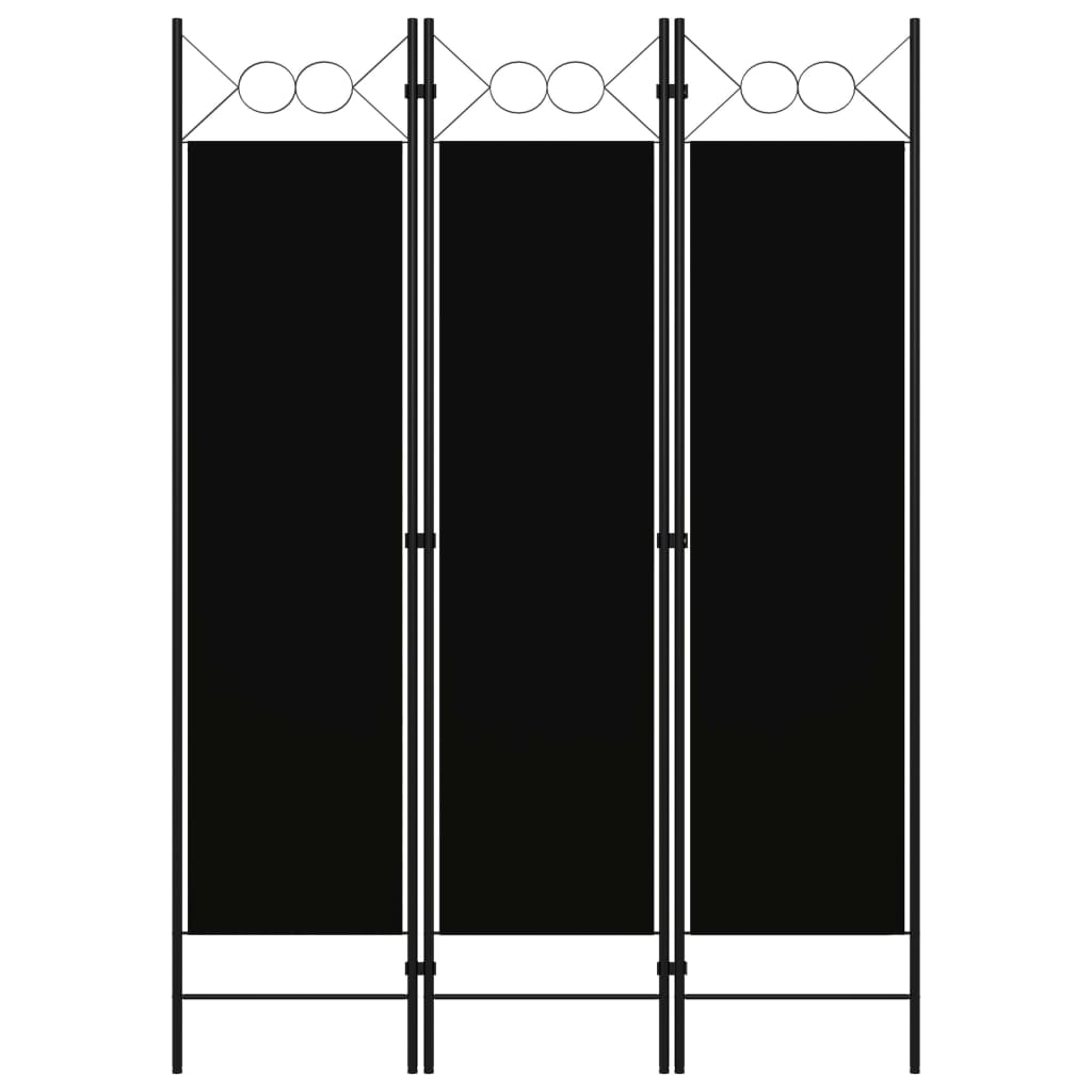 vidaXL 3-Panel Room Divider Anthracite 120x180 cm