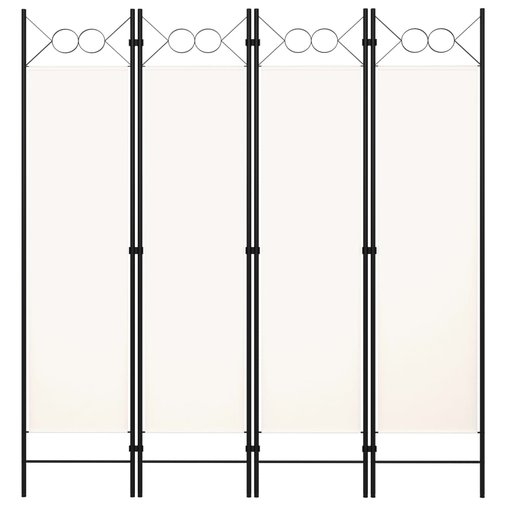 vidaXL 4-Panel Room Divider Anthracite 160x180 cm