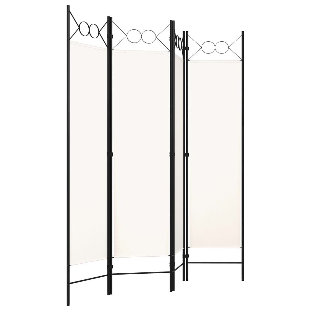 vidaXL 4-Panel Room Divider Anthracite 160x180 cm