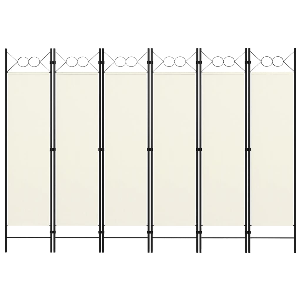 vidaXL 6-Panel Room Divider Anthracite 240x180 cm