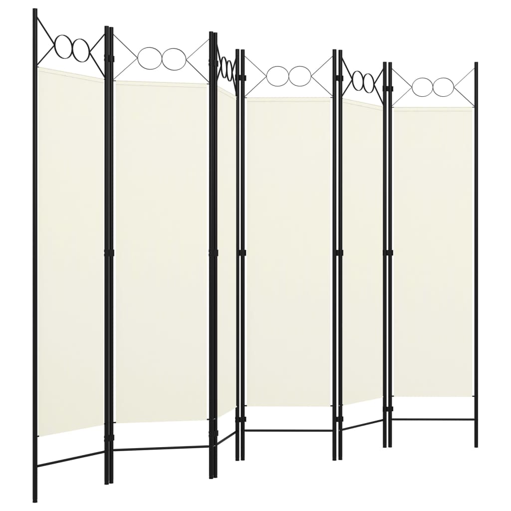 vidaXL 6-Panel Room Divider Anthracite 240x180 cm