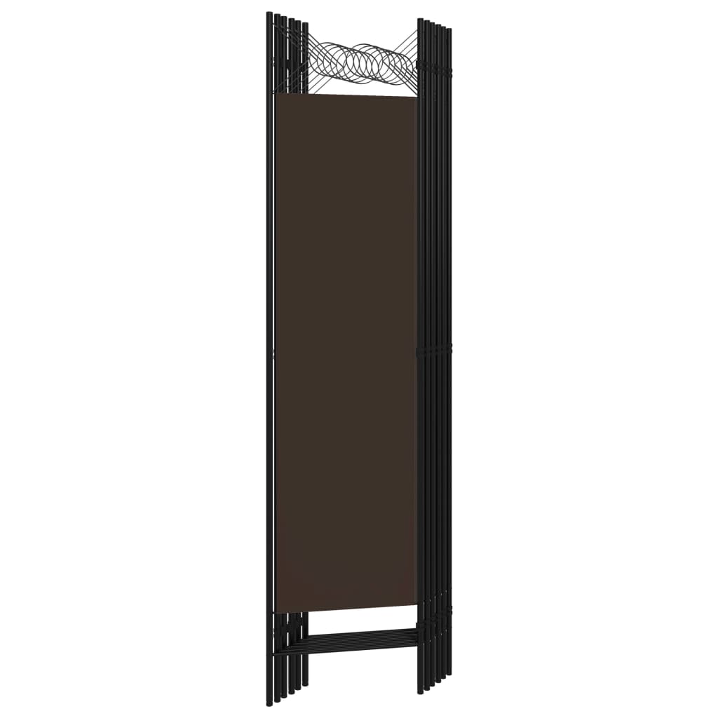 vidaXL 6-Panel Room Divider Anthracite 240x180 cm