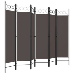 vidaXL 6-Panel Room Divider Anthracite 240x180 cm