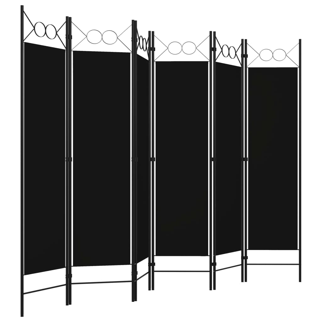 vidaXL 6-Panel Room Divider Anthracite 240x180 cm