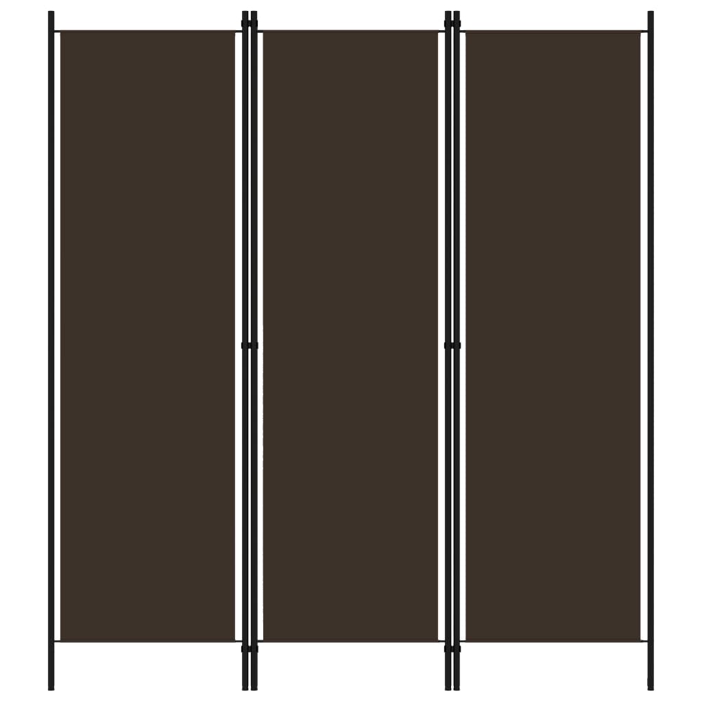 vidaXL 3-Panel Room Divider Anthracite 150x180 cm