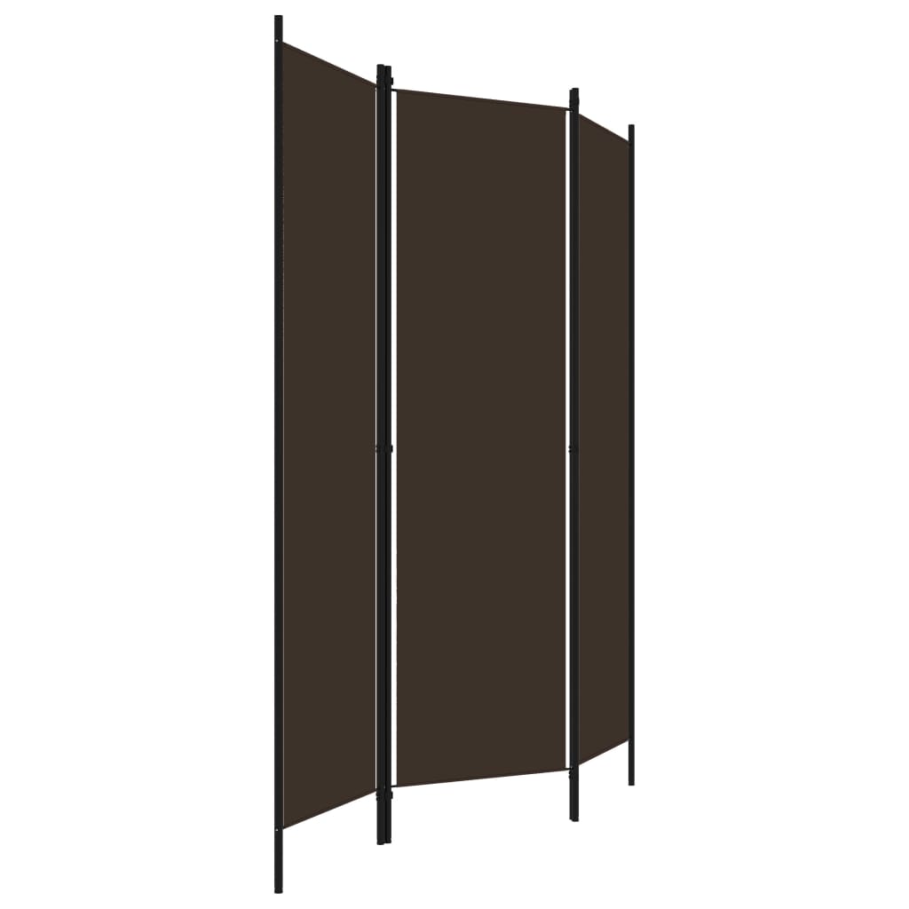 vidaXL 3-Panel Room Divider Anthracite 150x180 cm