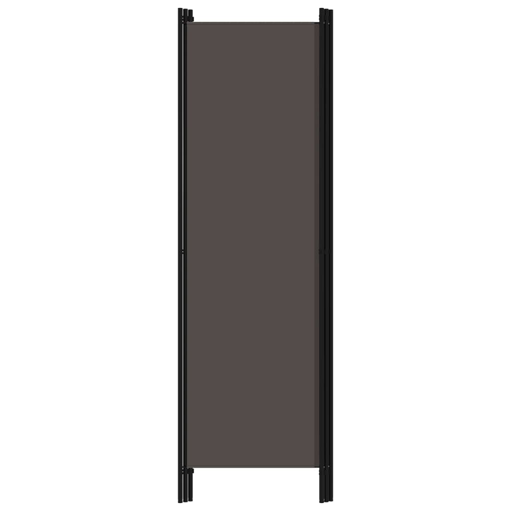 vidaXL 3-Panel Room Divider Anthracite 150x180 cm