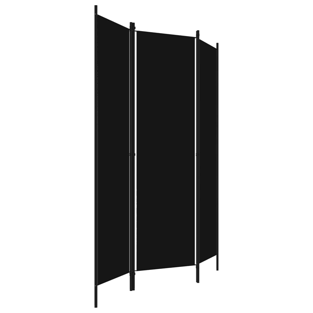 vidaXL 3-Panel Room Divider Anthracite 150x180 cm