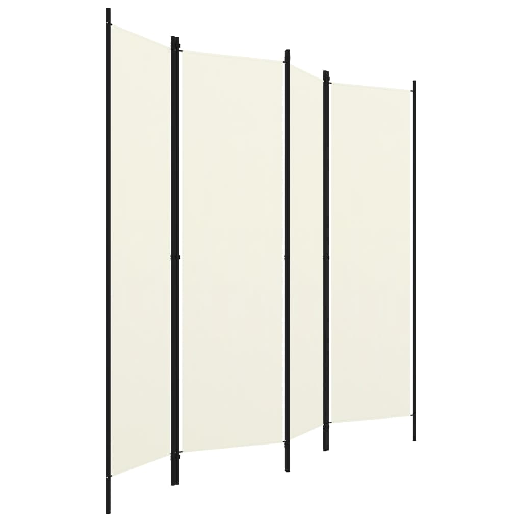 vidaXL 4-Panel Room Divider Anthracite 200x180 cm