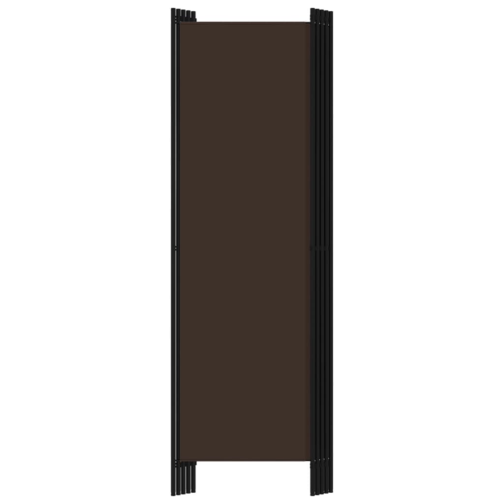 vidaXL 5-Panel Room Divider Anthracite 250x180 cm