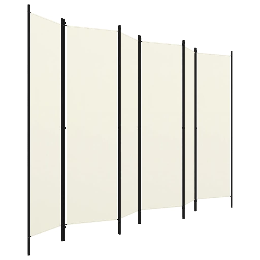 vidaXL 6-Panel Room Divider Anthracite 300x180 cm