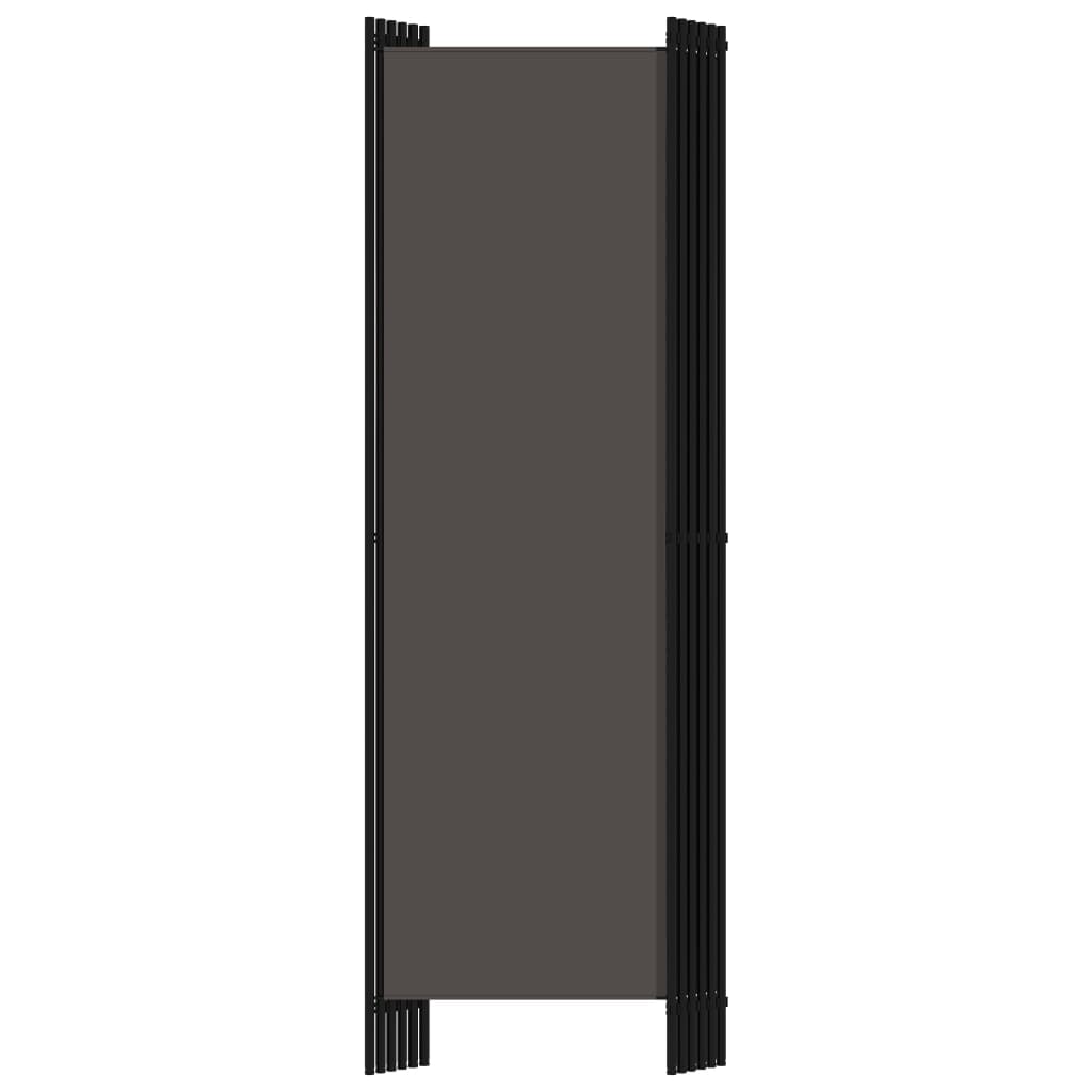 vidaXL 6-Panel Room Divider Anthracite 300x180 cm