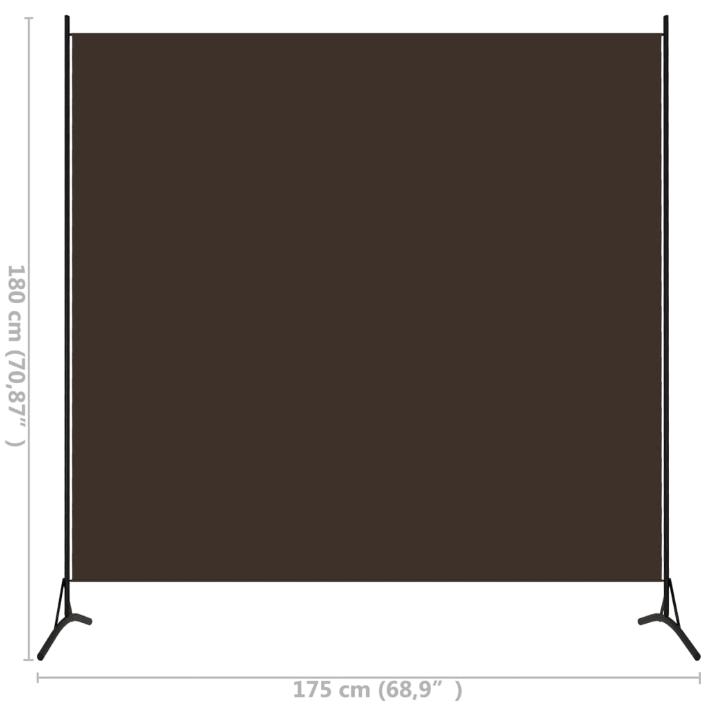 vidaXL 1-Panel Room Divider Anthracite 175x180 cm