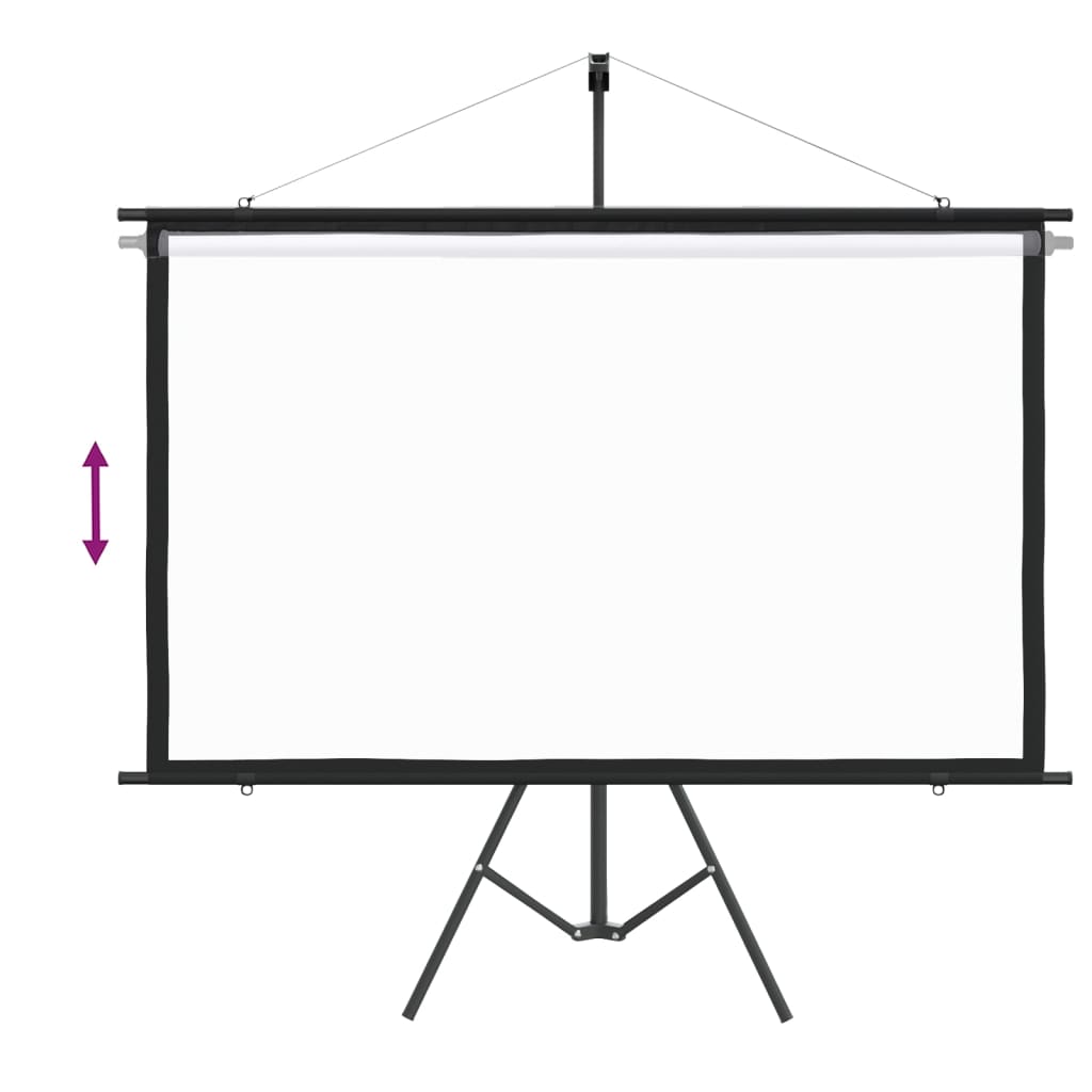 vidaXL Projection Screen with Tripod 90" 16:9
